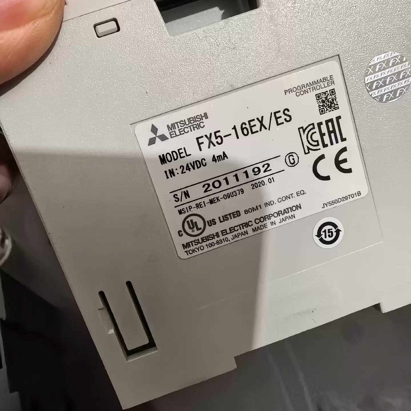 询价PLC扩展模块 FX5-16EX/ES，库存备件未使用，可维修