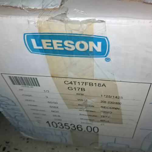议价LEESON电机 C4T17FB18A 103536.0可维修