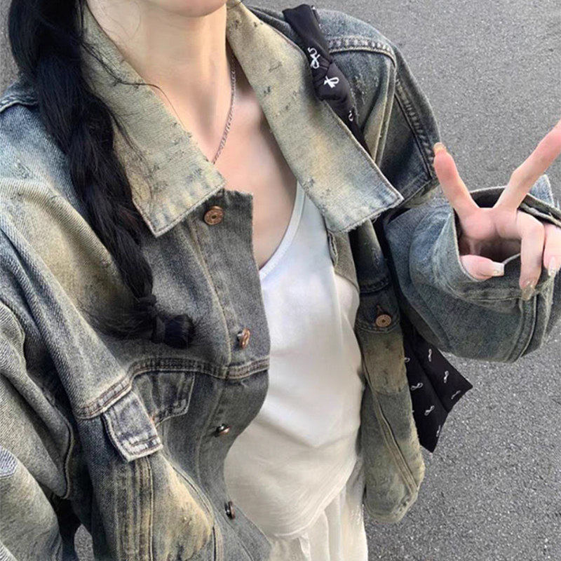 开春牛仔外套女2026新款