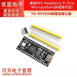 YD-RP2040树莓派核心板兼容RP2 Raspberry Pi Pico Micropython