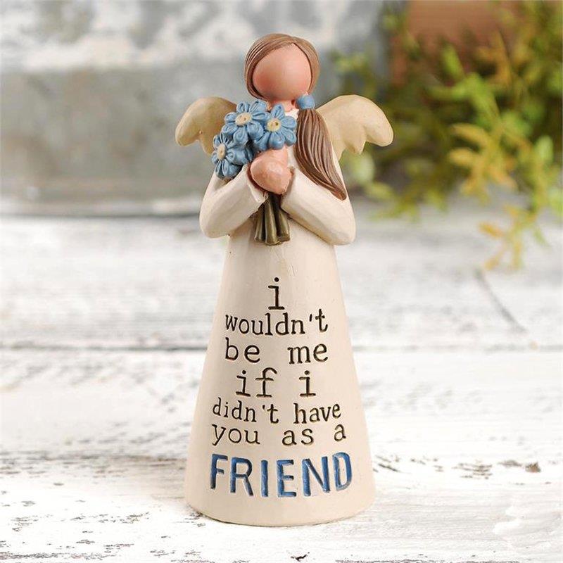 跨境Friend Angel Figurine 圣诞节友谊雕像家居摆件树脂工艺品