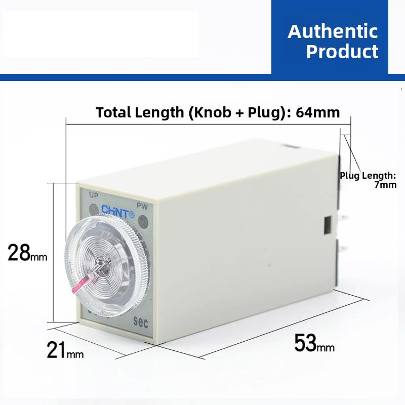 H3Y正电延迟时间继电器控制器Jsz6-4/2 12V24V220V 1 5 60秒