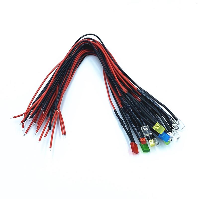 2*3*4 2X5X7mm四方形LED发光二极管5V6V12V24V220V小型模型发光灯