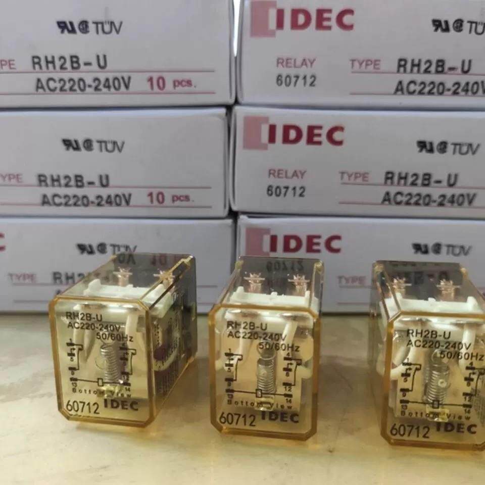IDEC正品和泉中间继电器RH2B-UL RY4S-UL8脚RM2S-UL DC24V AC220