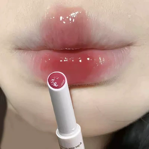 Вы сначала попробуйте нажать на помаду твердый увлажняющий губной глазурь Зеркальный водный свет, не придерживаясь чашки, лицо студенческой вечеринки белое