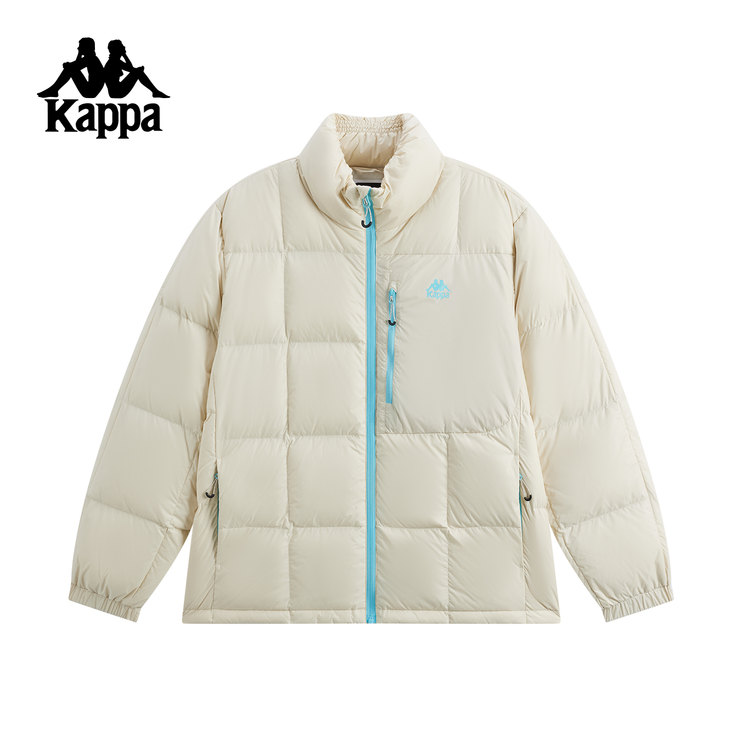 Kappa卡帕男装女装2025冬季新款简约百搭保暖羽绒服K0FZ2YY30D
