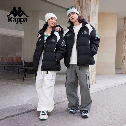 卡帕防寒保暖立领短款情侣羽绒服