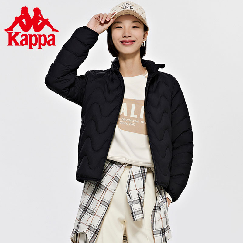 轻薄短款轻薄羽绒服Kappa立领