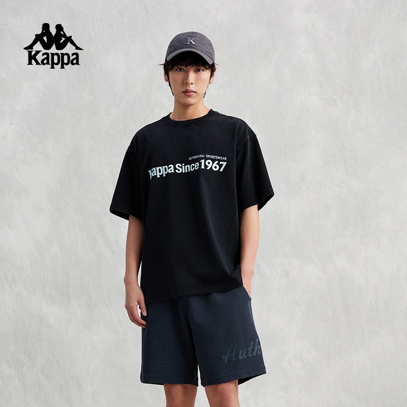 卡帕男女短袖运动休闲字母半袖