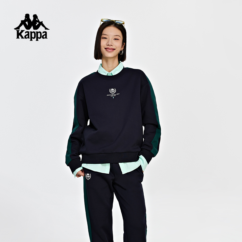 卡帕套头衫Kappa休闲卫衣圆领