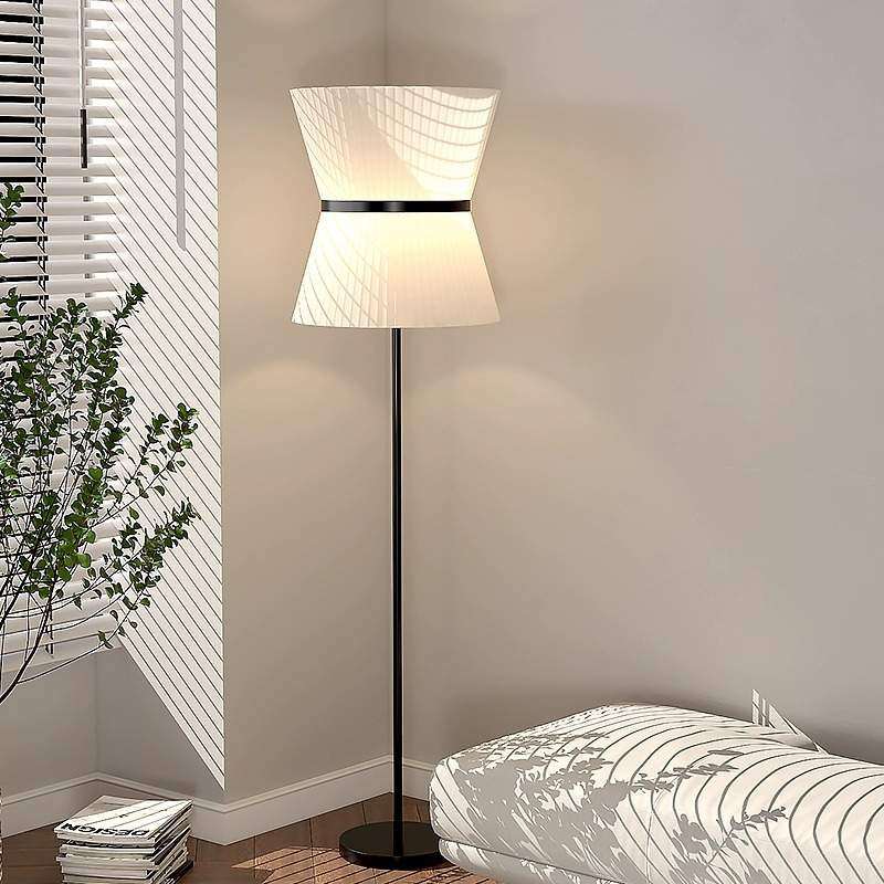 北欧落地灯客厅沙发旁卧室酒店床头书房民宿现代简约布艺装饰台灯