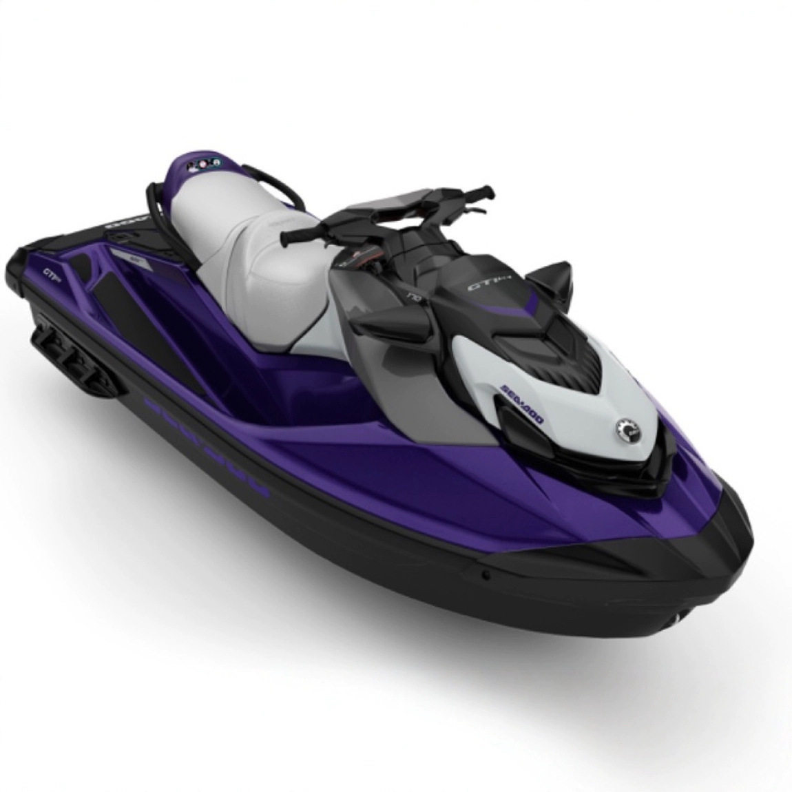 庞巴迪Sea-Doo GTl SE 170 双人水上娱乐摩托快艇午夜紫
