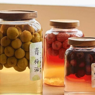 罐泡酒玻璃瓶密封罐酒桶酿发杨梅密封酵高酒专用硼硅酒瓶青梅家用