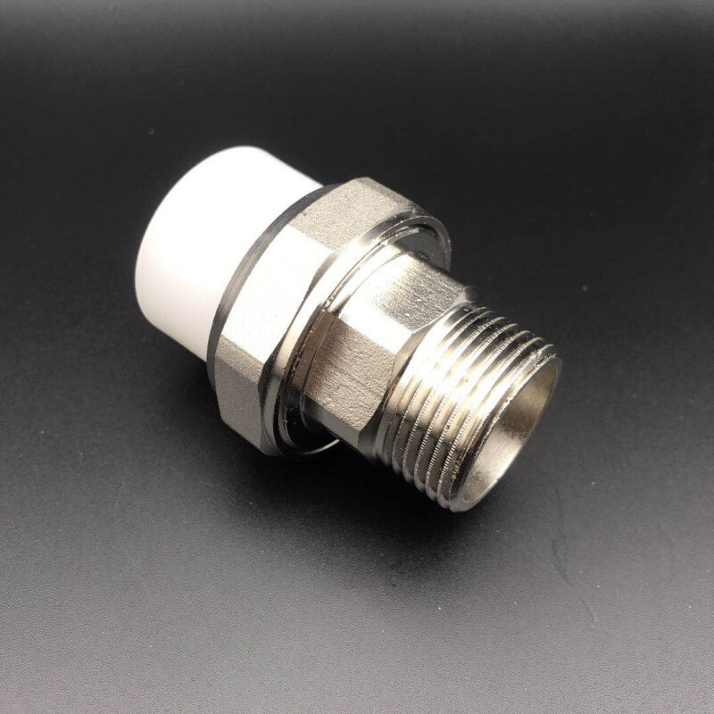 pert内丝外丝铜活接铜活接头4分6分1寸外牙活接口地暖管水管配