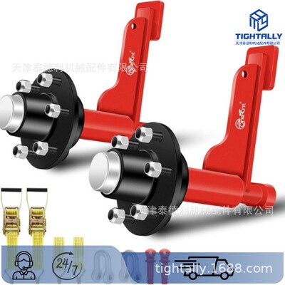 海运集装箱重型车轴带棘齿带捆绑 J 形钩 多孔位 移动轮装置 泰