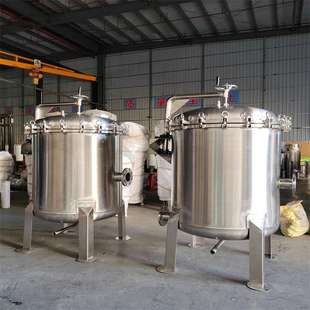 工业冷却水过滤器 过滤器 循环水新材料固液分离篮式 不锈钢袋式