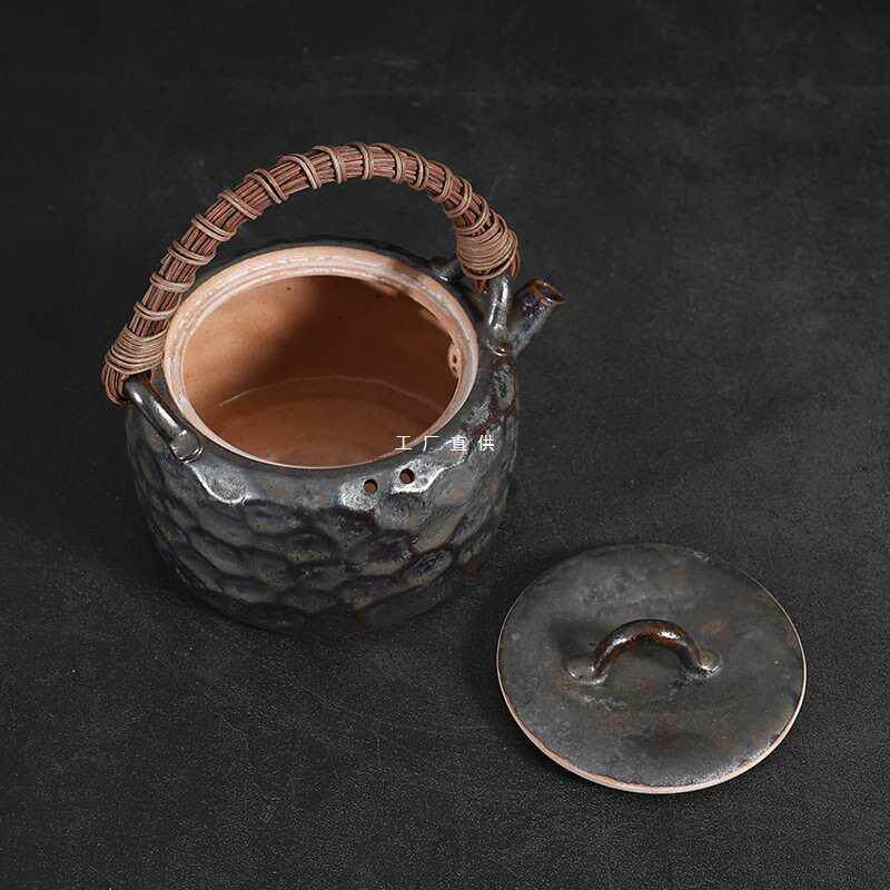 陶瓷碳炉烧炭炉煮茶器加热温茶炉复古烧水壶茶壶户外围炉小火