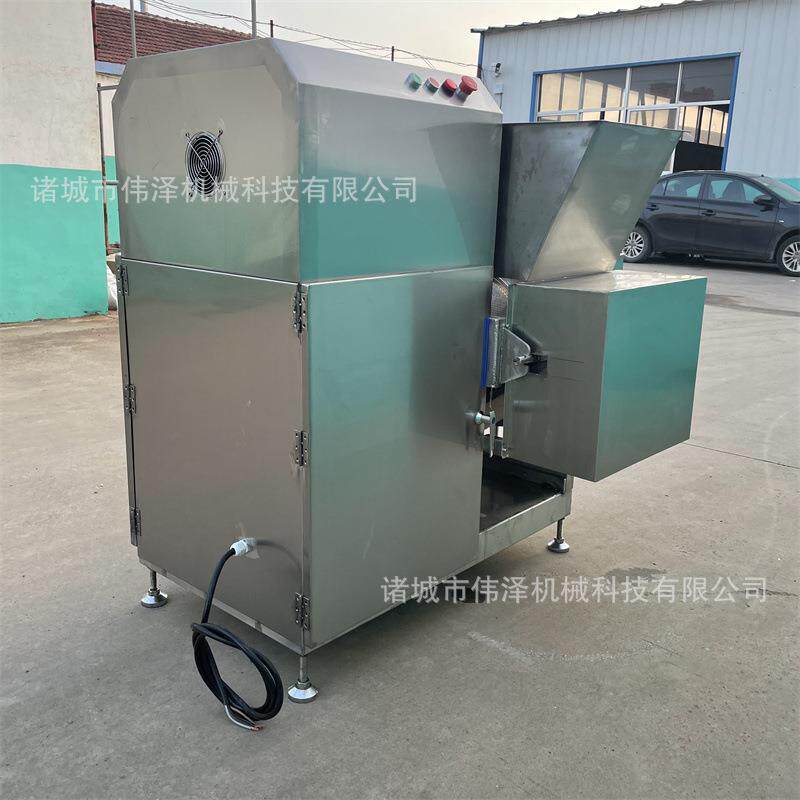 伟泽鱼肉分离采肉机全自动商用不锈钢做鱼糜丸机鱼刺鱼骨虾蟹分离