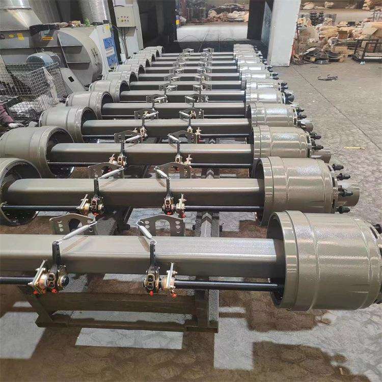 半挂车车轴 拖车车桥 半挂车美式车桥 德式重型车轴