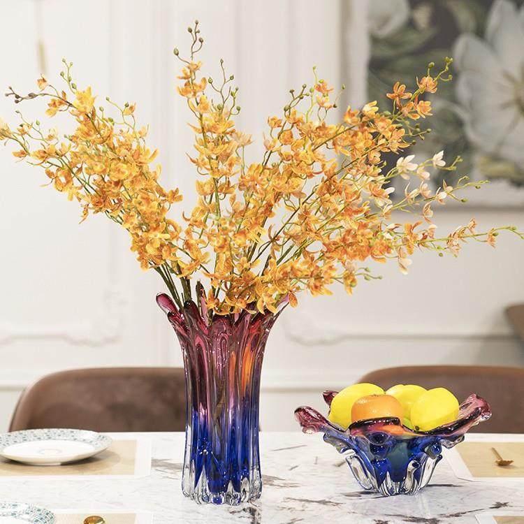 创意轻奢渐变紫琉璃艺术花瓶摆件创意样板间客厅茶几桌面花器装饰,机械设备,其他机械设备,淘宝优惠券,粉丝福利购,淘宝优惠卷