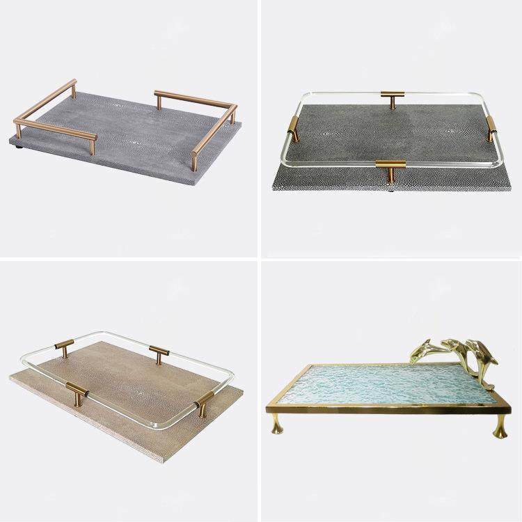 样板房现代简约客厅茶几餐桌皮革托盘北欧收纳酒店吧台软装饰品,电子元器件市场,其它元器件,淘宝优惠券,粉丝福利购,淘宝优惠卷