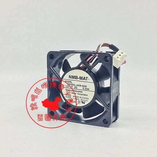NMB-MAT 2408NL-04W-B29/20 12V 0.09A 6020 6CM 散热风扇