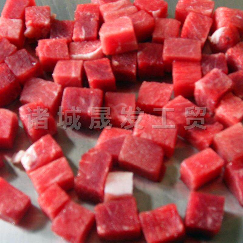 晟发牌不锈钢液压型三维切丁机 全自动冻肉鲜肉切丁机 肉大小可调