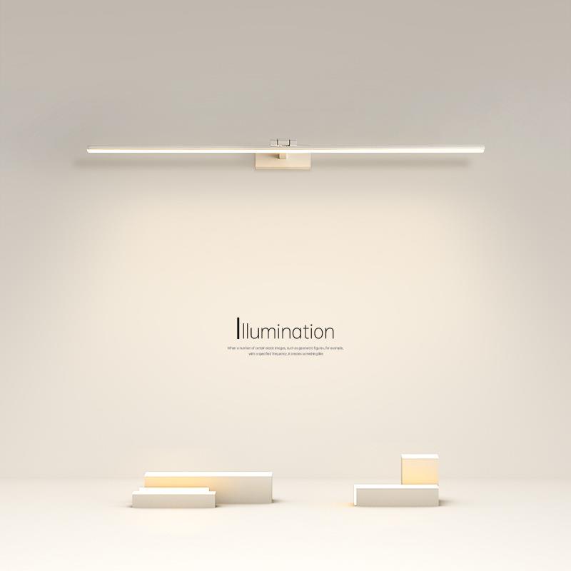 镜前灯led卫生间灯浴室柜免打孔壁灯化妆补光灯长条灯梳妆台镜灯