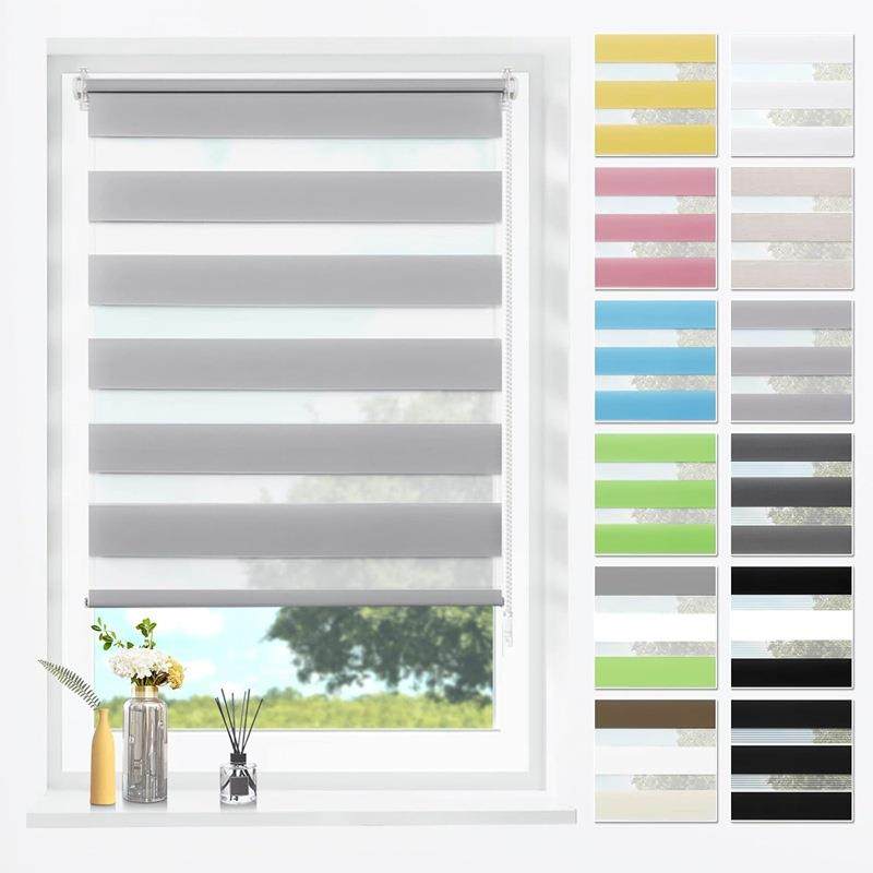 跨境/零售半遮光柔纱帘高210CM灰色侧拉式百叶窗宽65-90CM,电子元器件市场,其它元器件,淘宝优惠券,粉丝福利购,淘宝优惠卷