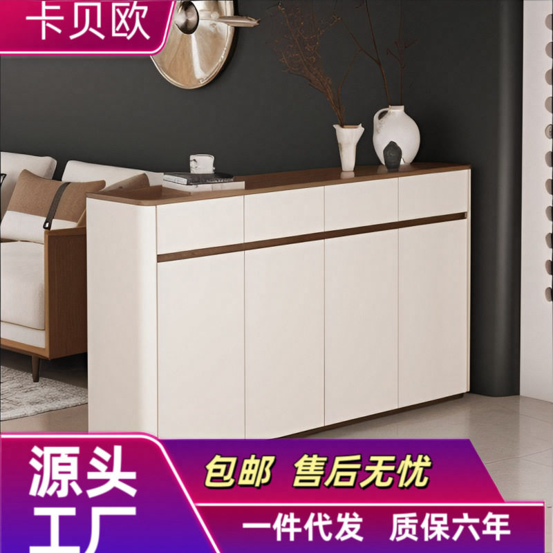 简约现代玄关烤漆收纳鞋柜
