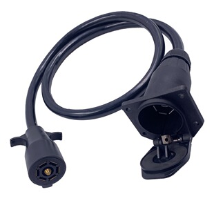 美式七芯延长线 防水密封 拖车连接线3英尺 UC1712房车连接线