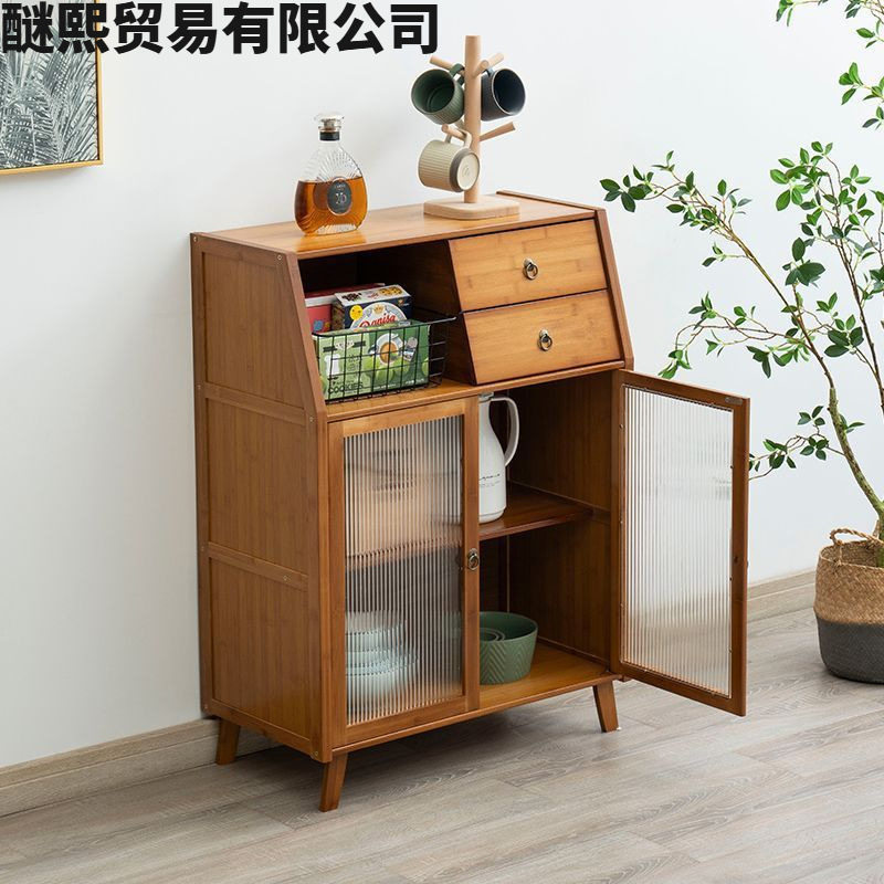 北欧厨房餐边柜酒柜橱柜简约置物客厅碗柜多功能家用储物柜茶昌震