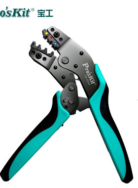 宝工（Pro'sKit）CP-751H绝缘端子Y.O棘轮压接钳 压线钳 0.5