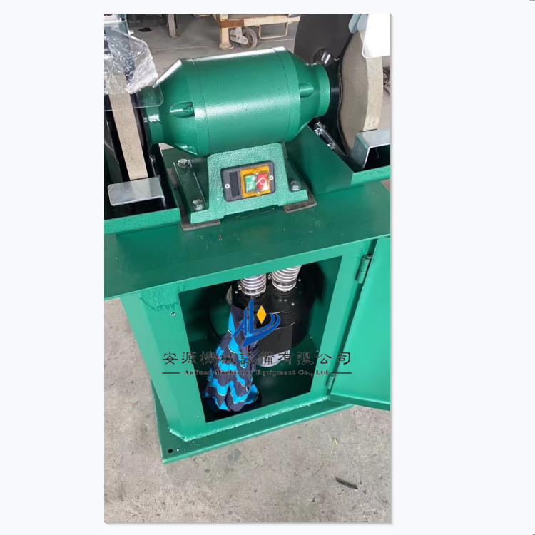 湖南娄底除尘式砂轮机 200mm小型砂轮机 安源牌吸尘砂轮机