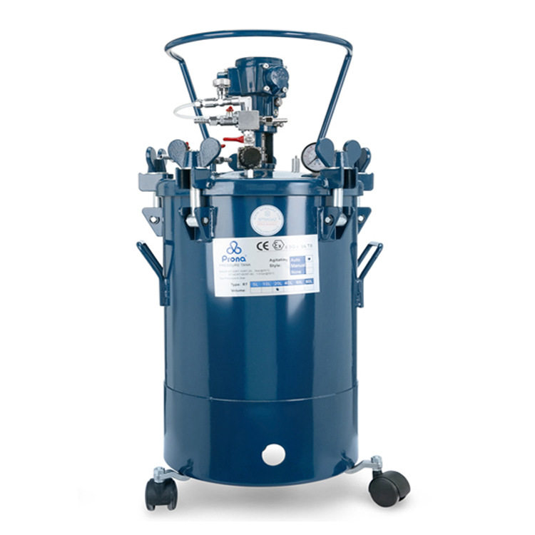 大量供应台湾宝丽10L20L40L60L涂料油漆胶水自动气动搅拌压力桶