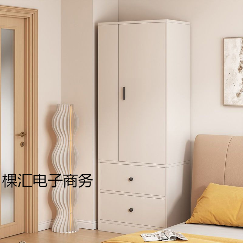 单门衣柜家用卧室简易衣柜结实耐用小型衣橱储物柜出租房用收纳柜