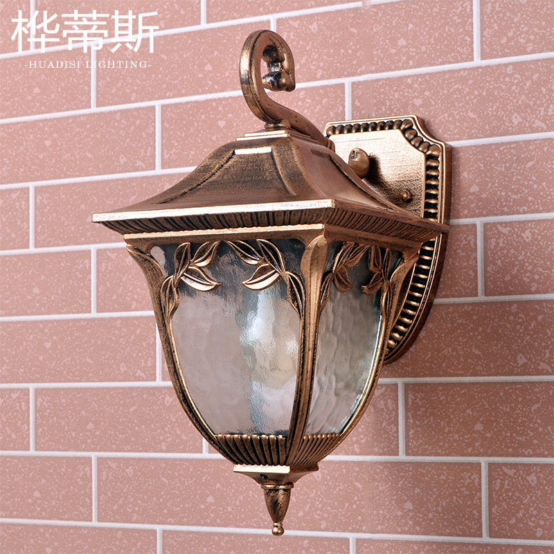 HDS-22欧式防水仿古户外壁灯 床头阳台走廊楼道室外复古墙壁灯庭