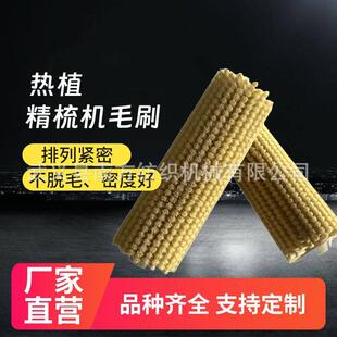 热值精梳机毛刷抛光清洗塑料毛辊刷工业防尘刷除尘刷可定