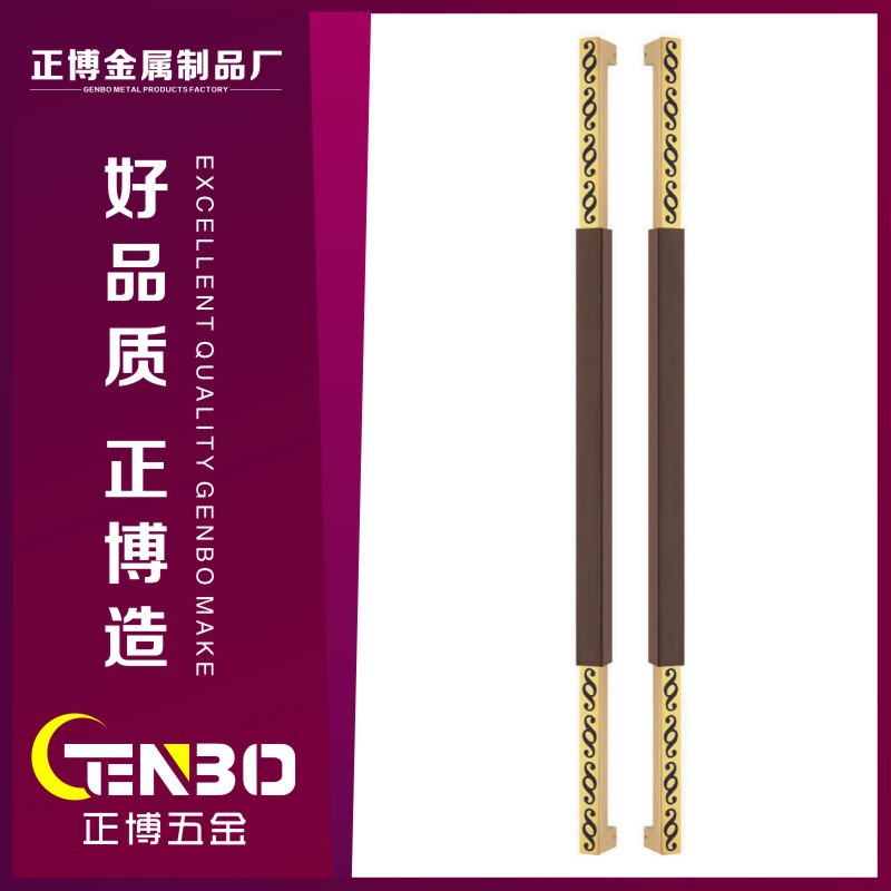 玻璃门拉手古典时尚豪华酒店大门拉手不锈钢把手厂家直供五金件