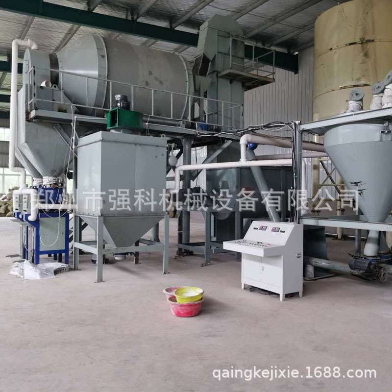 发往江苏淮安六立方强制搅拌机 玻化微珠保温砂浆生产线