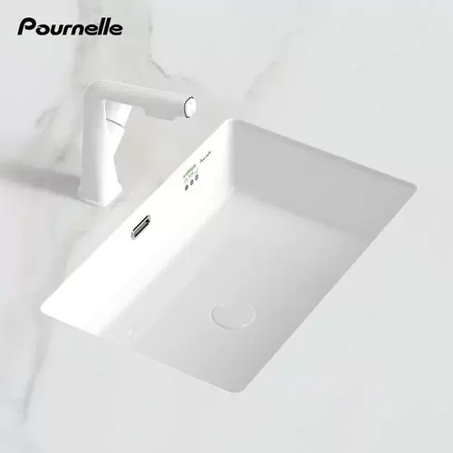 Квадратная раковина под столешницу размера Purnell, керамическая встраиваемая раковина, одинарная раковина для ванной, каменная раковина под раковину