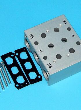 电磁阀SY5120连接底座SS5Y5-20-02F/03/04/05/06-20F位联汇流板