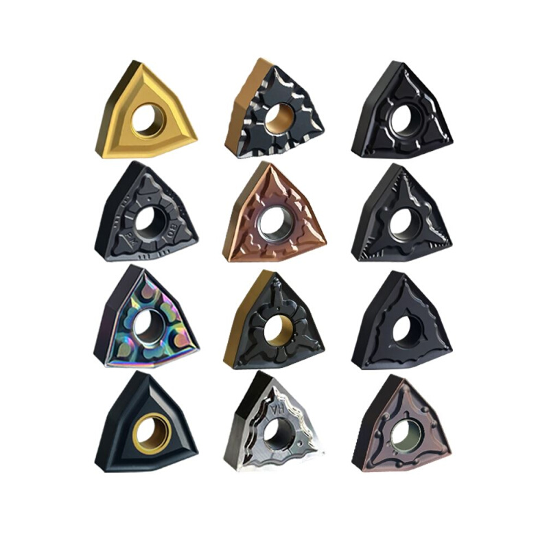 。数控桃形刀片精车开粗不锈钢WNMG080408淬火钢铸铁铝车床外圆车