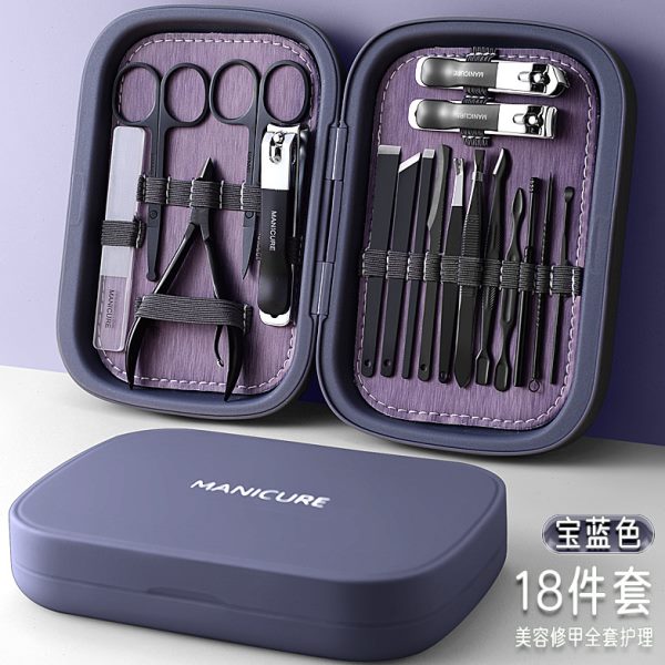 家用高档清洁工挖耳勺具专用指甲钳指甲剪修脚掏神器指甲刀套装修