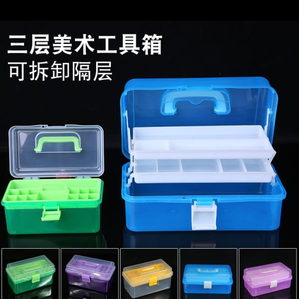 大车载维修工具手提式家用套装五金工具箱美术生收纳盒工业级电工