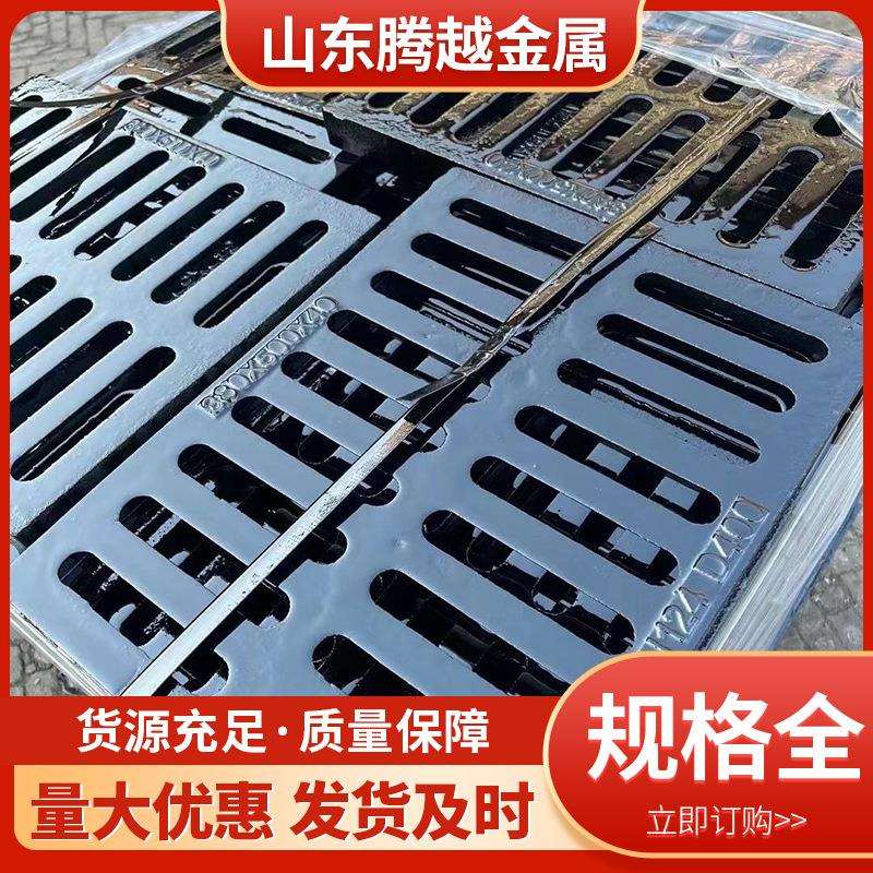 球墨铸铁篦子 300*500单篦子雨水篦子方形地沟 铸铁沟盖板