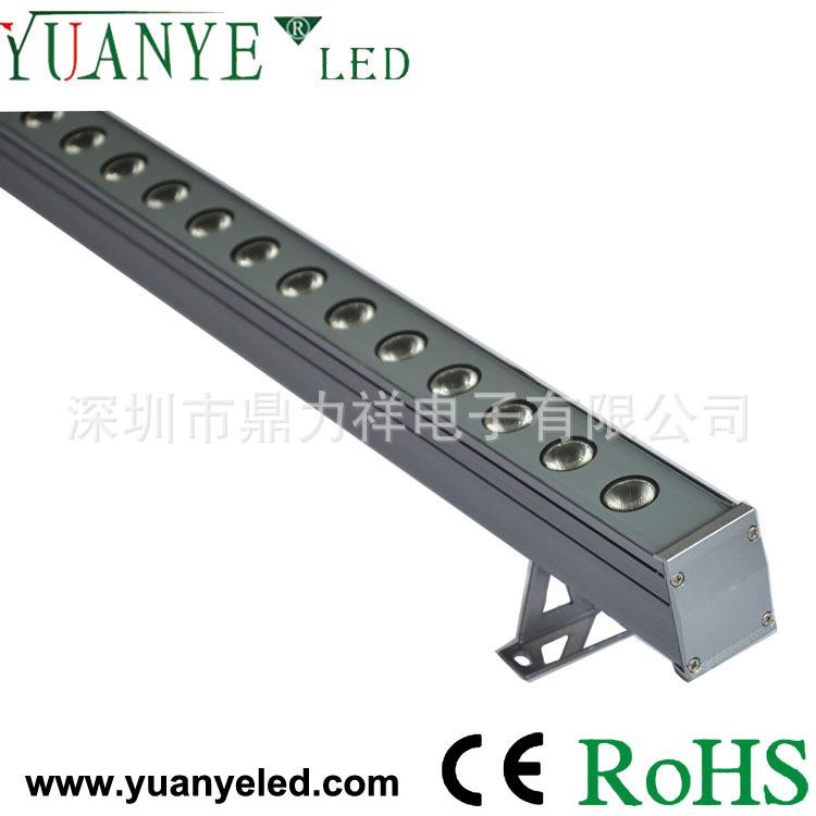 50W全电压AC90-277V调光洗墙灯 防水IP67高亮光源RGBW恒压调光灯