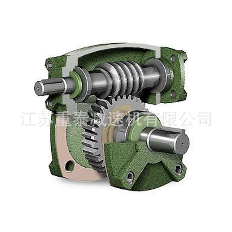 蜗杆减速机结构 WPW80-50蜗轮减速箱 起重运输机械用