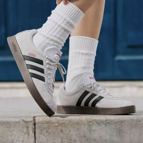 阿迪达斯/adidas VL COURT2.0 防滑耐磨德训鞋低帮休闲板鞋JS3003