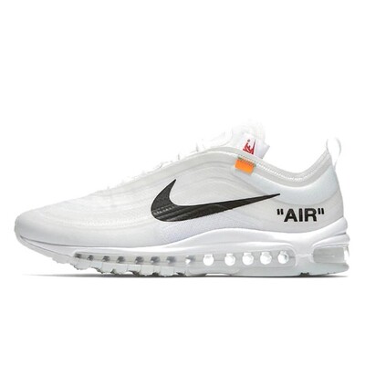 耐克Nike Air Max 97气垫减震 防滑耐磨低帮休闲跑步鞋AJ4585-100